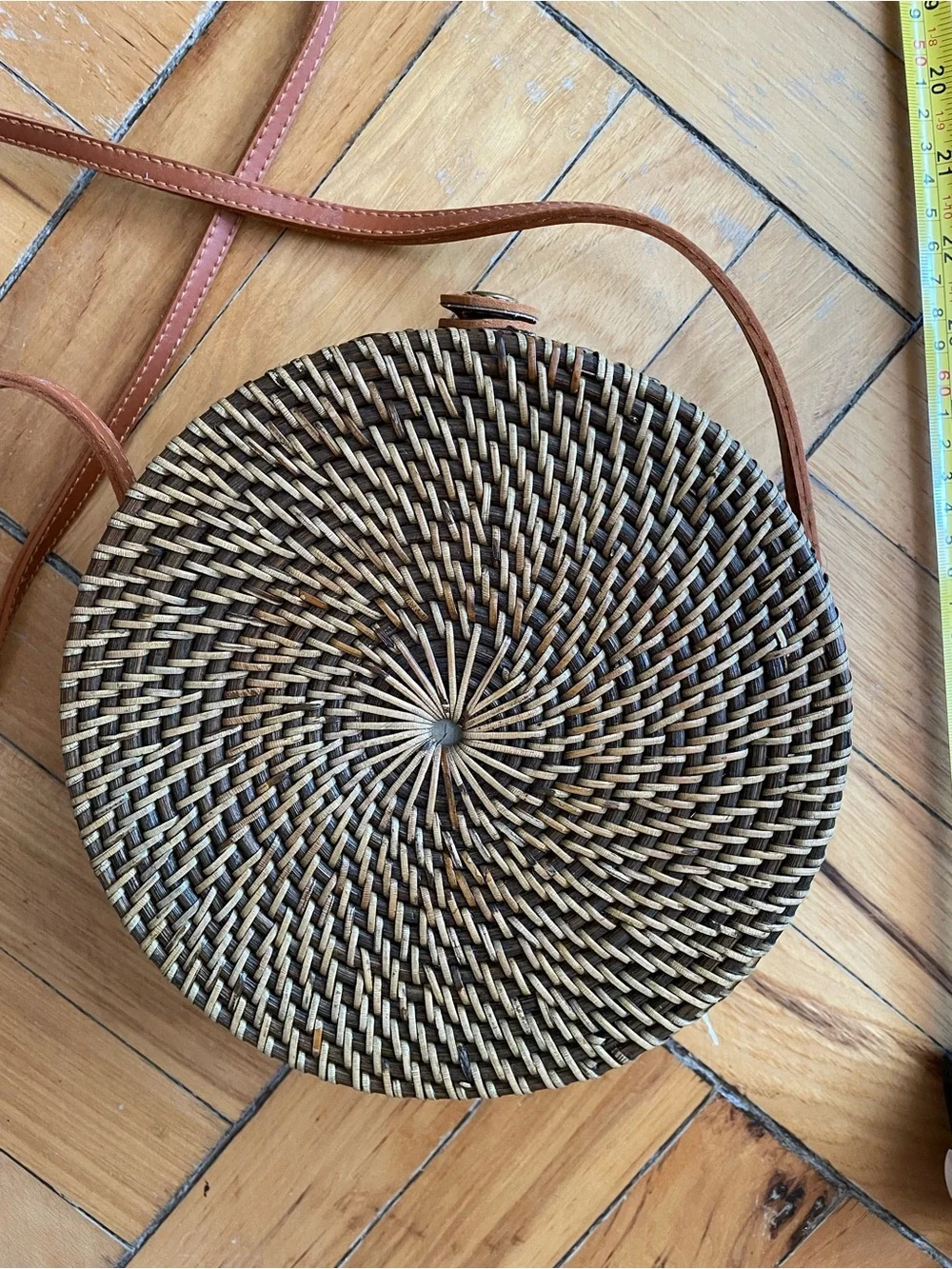 Balinese Handwoven Rattan Natural material purse